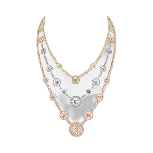 Rose Des Vents And ÉToile Des Vents Necklace