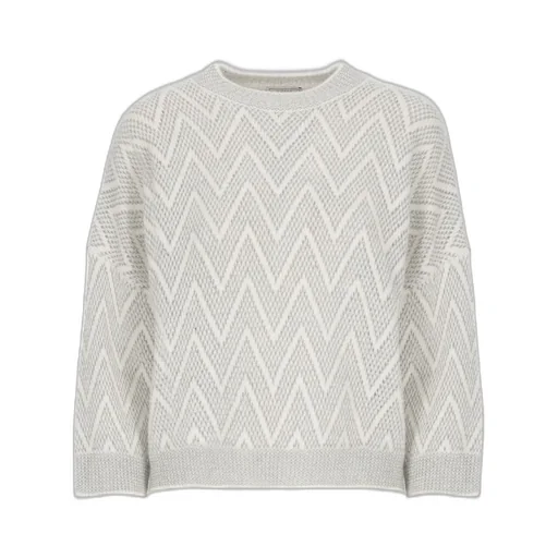 Peserico Chevron Knit Sweater