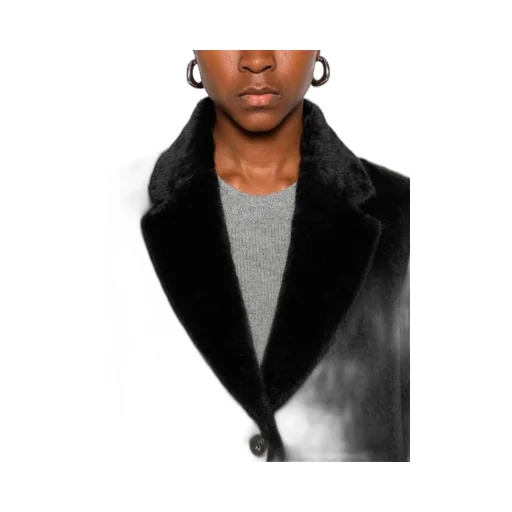 Peserico Single-Breasted Alpaca Coat
