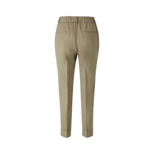 Peserico Rhinestone Trim Straight-Leg Pants