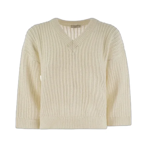 Peserico Sequined V-Neck Knitwear