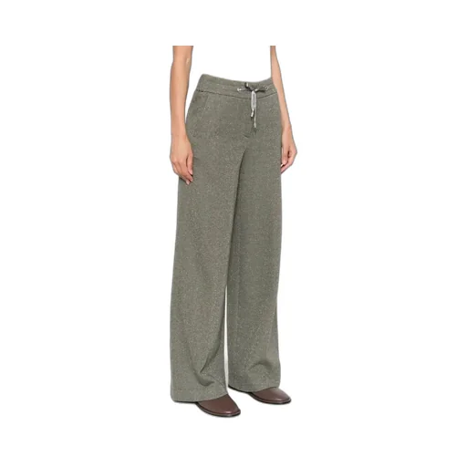 Peserico Drawstring Wide-Leg Pants