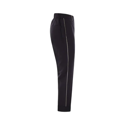 Peserico High-Waist Slim-Fit Pants
