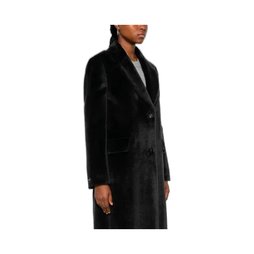 Peserico Single-Breasted Alpaca Coat