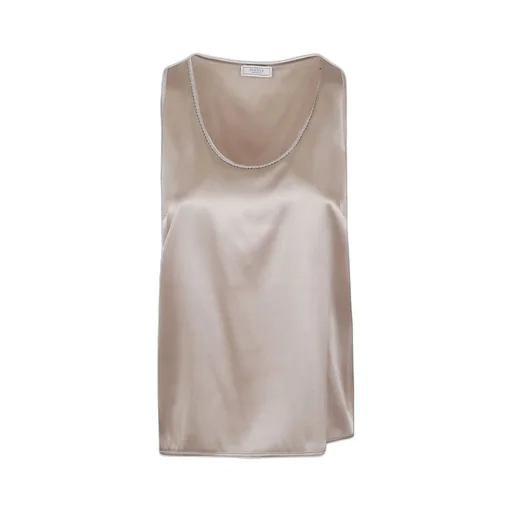Peserico Embellished Silk Camisole