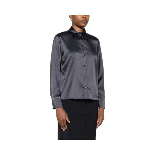 Peserico Silk Button-Up Shirt