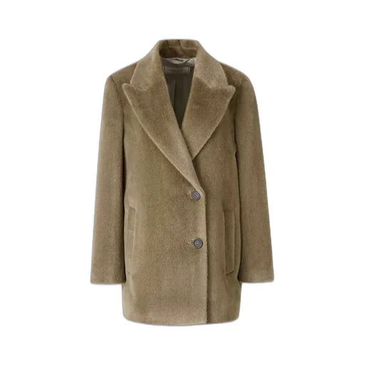 Peserico Alpaca Blend Short Coat