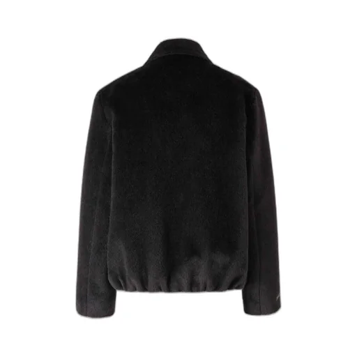 Peserico High-Collar Wool-Blend Jacket