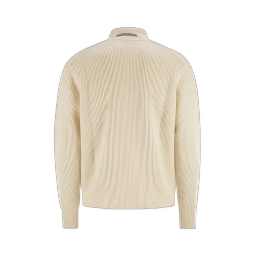 Peserico Ribbed Wool Cardigan