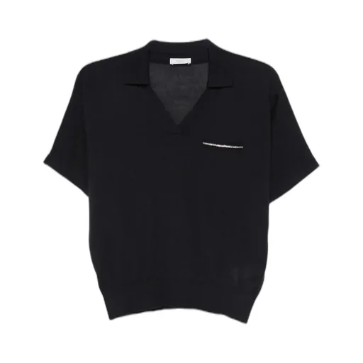 Peserico V-Neck Tricot Sweater