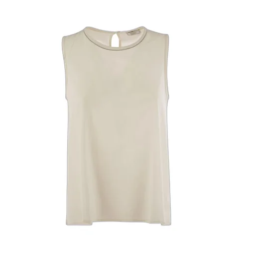 Peserico Stretch Silk Crepe Top