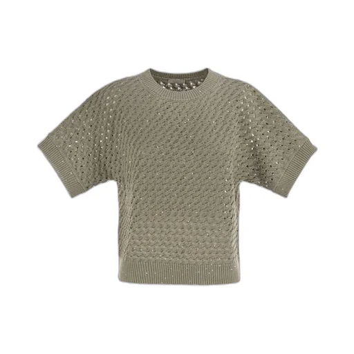 Peserico Sequined Cordonnet Knitwear