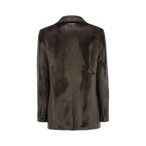 Peserico Velvet Striped Blazer