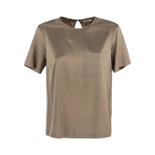 Peserico Silk Satin T-Shirt