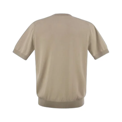 Peserico Stripe-Trim Knit T-Shirt