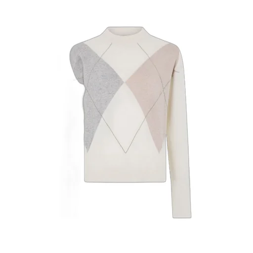 Peserico Argyle Knit Sweater