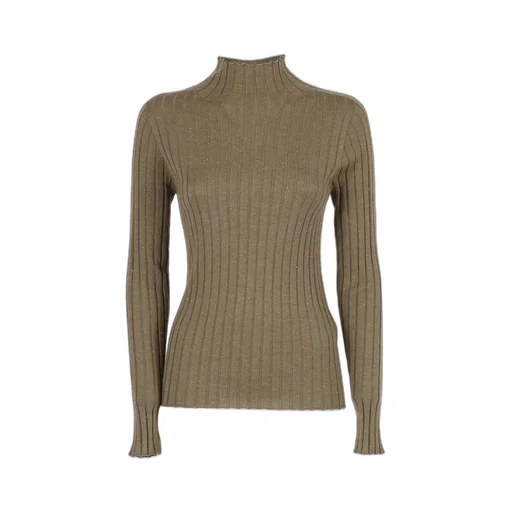 Peserico Glitter-Detaill Ribbed Jumper
