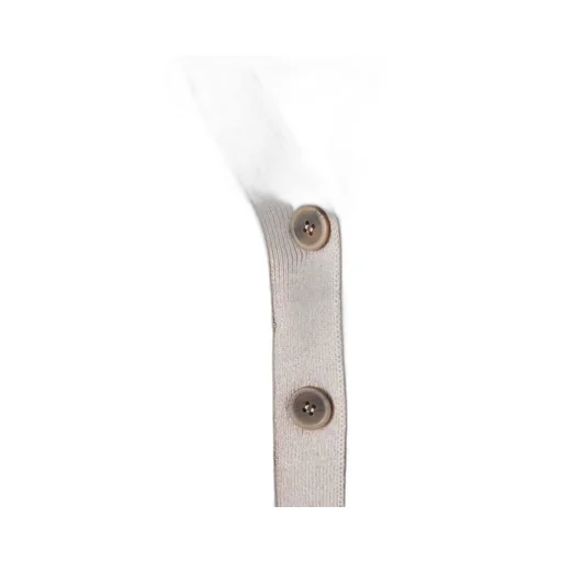 Peserico Striped Rhinestone Cardigan