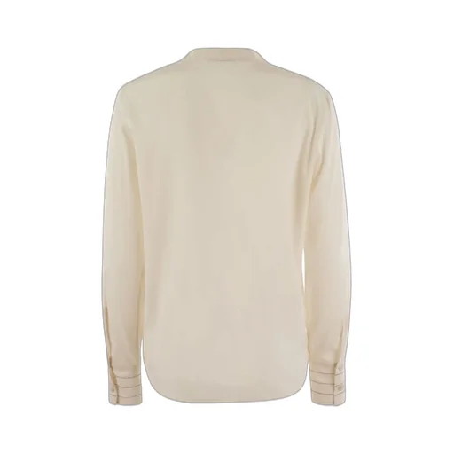 Peserico V-Neck Crepe Shirt
