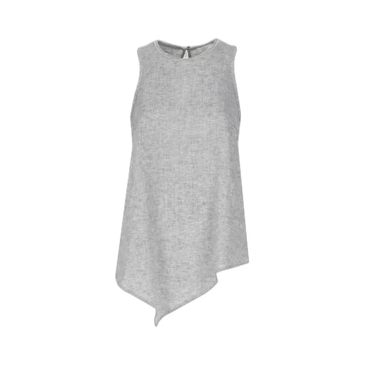 Peserico Asymmetric Sleeveless Top