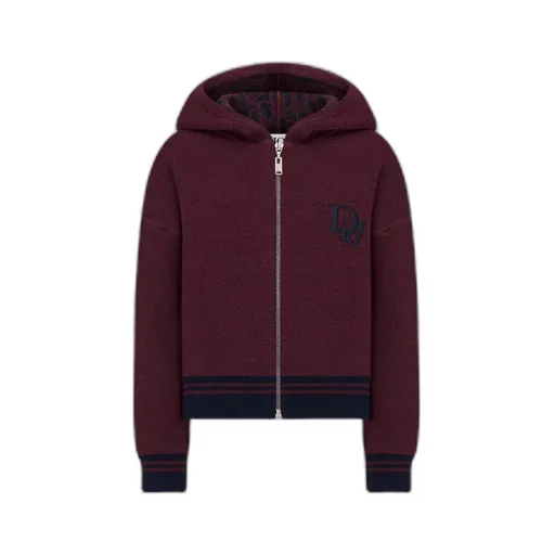 Kids' Reversible Zipped Cardigan With Hood