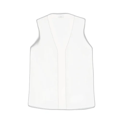Peserico Sleeveless V-Neck Top