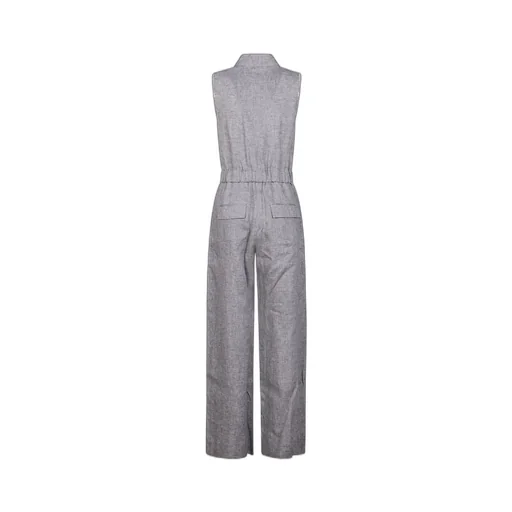 Peserico Belted Wide Leg Jumpsuit