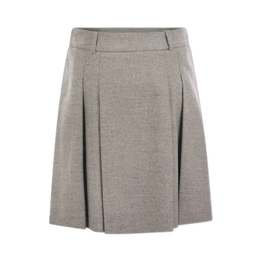 Peserico Pleated Short Skirt