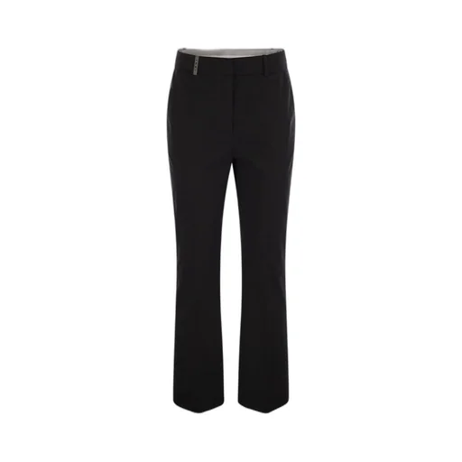Peserico High-Waist Slim Pants