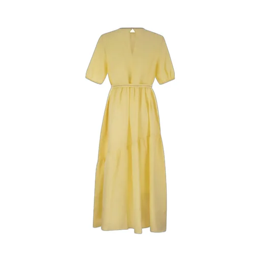Peserico Asymmetrical Flounce Dress