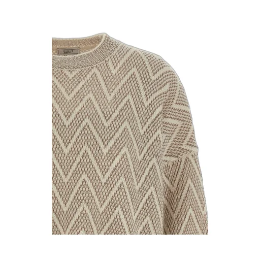 Peserico Zigzag Crop Knitwear
