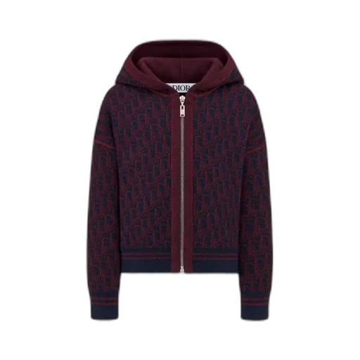 Kids' Reversible Zipped Cardigan With Hood