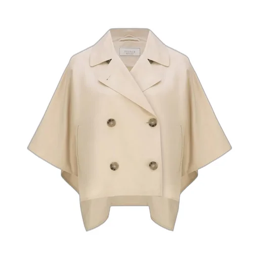 Peserico Double Breasted Lightweight Trench