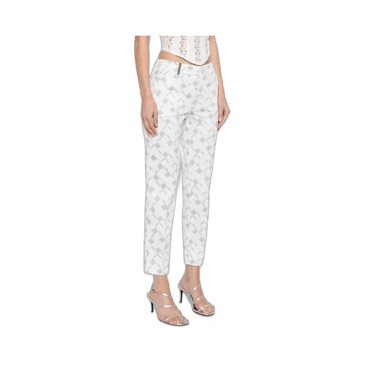 Peserico Patterned Cropped Pants