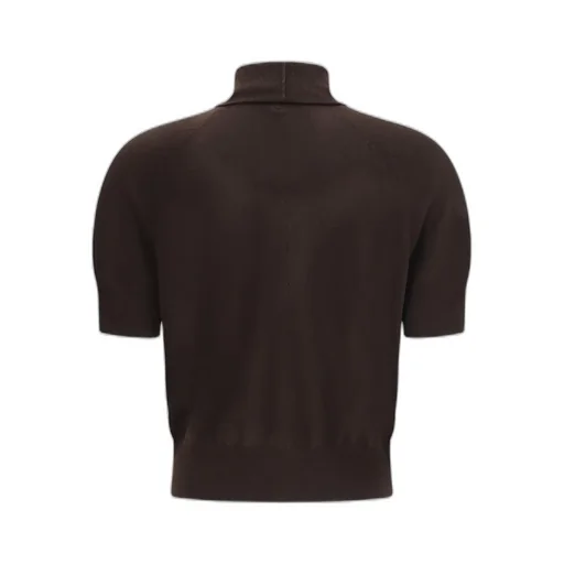 Petar Petrov Ribbed Short Sleeve Knitwear
