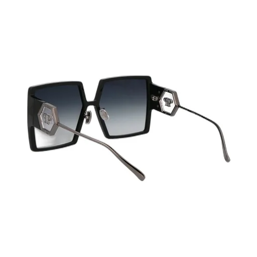 Philipp Plein Logo-Plaque Square-Frame Sunglasses