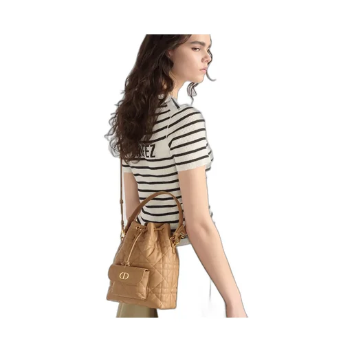 Small Dior Caro Bucket Bag