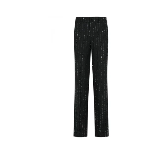 Philipp Plein Lady Fit Sequin Embellished Pants