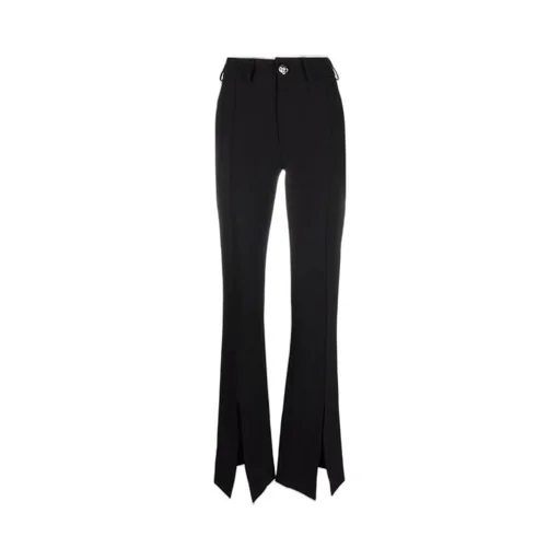 Philipp Plein Cady High Waist Slit Detailed Pants
