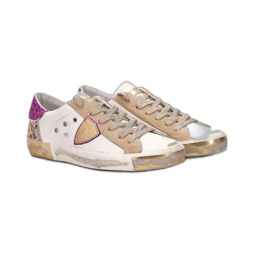 Philippe Model Eyelet Detailed Lace-Up Sneakers