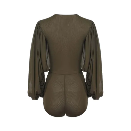 Philosophy Di Lorenzo Serafini Scoop Neck Draped Bodysuit