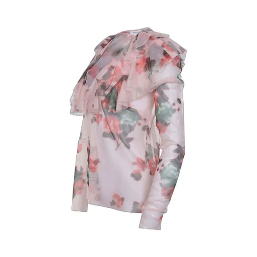 Philosophy Di Lorenzo Serafini Tulle Flower Printed Blouse