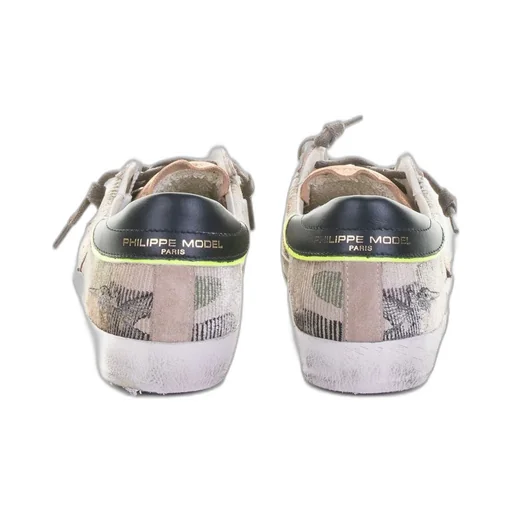 Philippe Model Prsx Logo Patch Lace-Up Sneakers