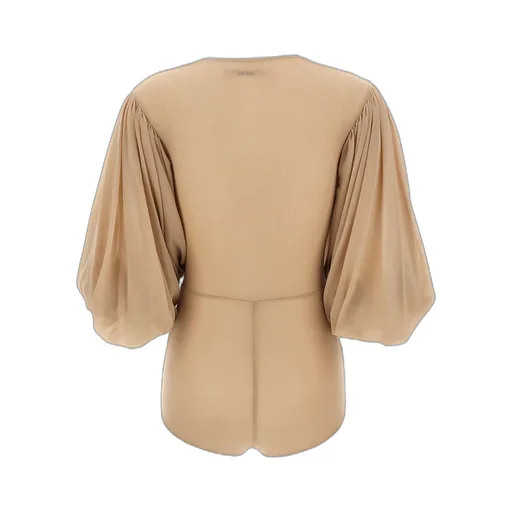 Philosophy Di Lorenzo Serafini Scoop Neck Draped Bodysuit