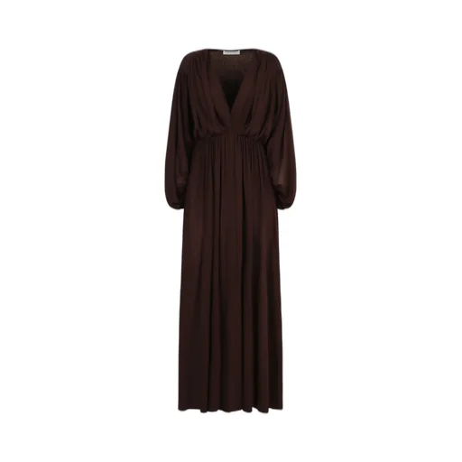 Philosophy Di Lorenzo Serafini Long V-Neck Dress