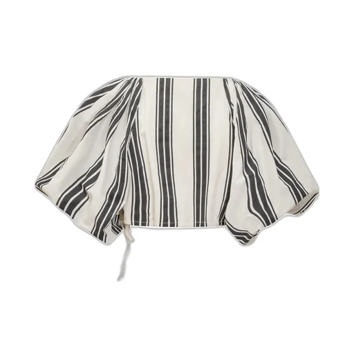 Philosophy Di Lorenzo Serafini Striped Cropped Top