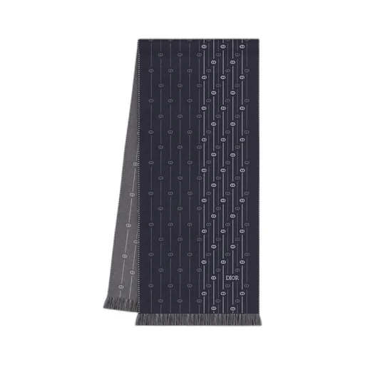 Cd Icon Striped Scarf