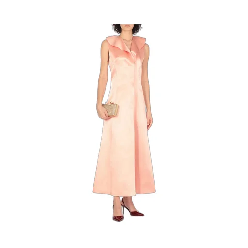 Philosophy Di Lorenzo Serafini Sleeveless Midi Satin Dress