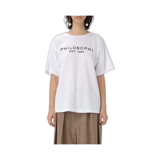 Philosophy Di Lorenzo Serafini Logo Printed Crewneck T-Shirt