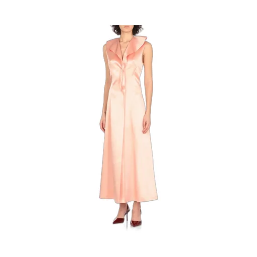 Philosophy Di Lorenzo Serafini Sleeveless Midi Satin Dress